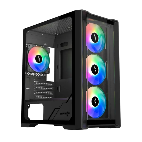 Dust Protector 3000D Gaming  Case Black