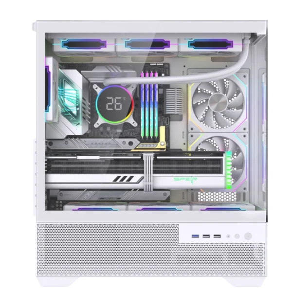 Second image of Turm Gaming Case White