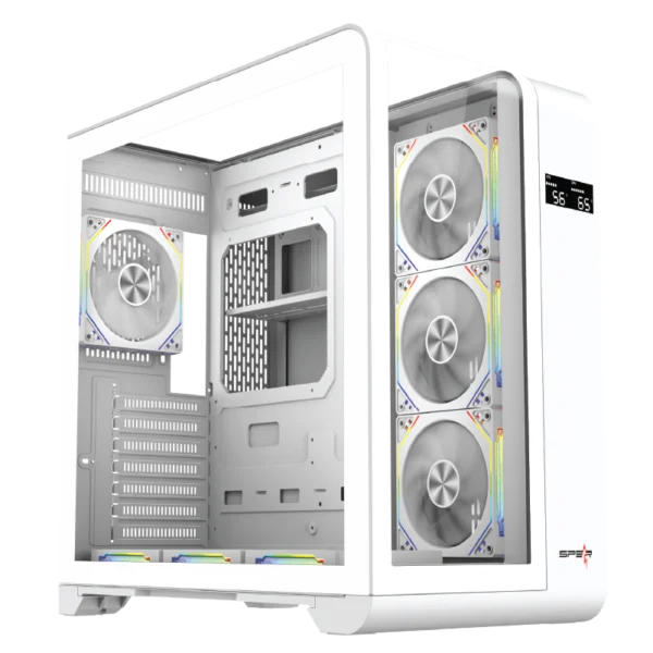 Meer Pro Gaming Case White