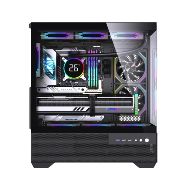 Turm  Gaming Case Black