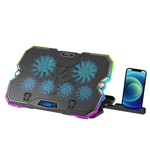 FROSTX RGB Laptop Stand Black