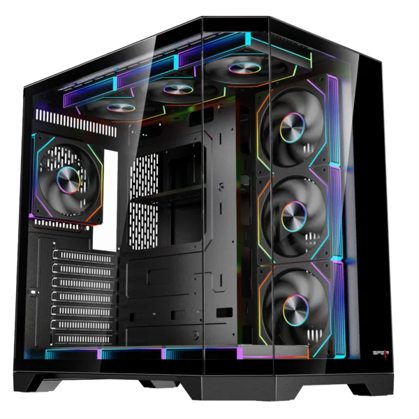 DOST60PLUS ARGB ATX Case Black