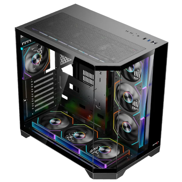 Second image of DOST60PLUS ARGB ATX Case Black