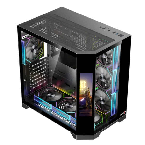 DOST60PLUS ARGB ATX Case Black