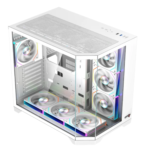 Second image of DOST60PLUS ARGB ATX Case White