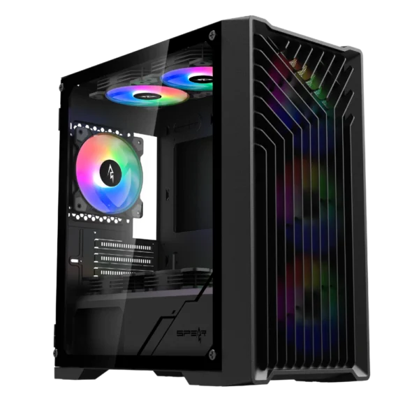 Second image of Dark Armor ARGB MATX Case Black