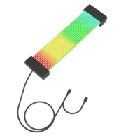 24 rainbow stripe-black