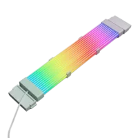 24 rainbow stripe-white