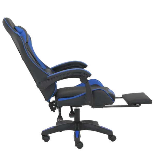 Second image of SGCE001 Footrest Chair Black & Blue