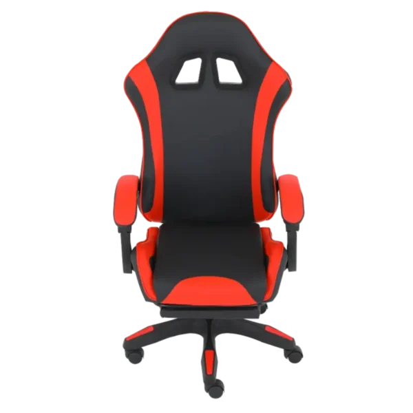 SGCE001 Footrest Chair Black & Red