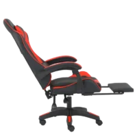 SGCE001 Footrest Chair Black & Red (3)