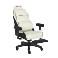 SGCH708 Footrest Chair White & Black (1)