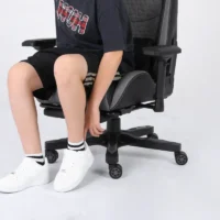 SGCH715 Footrest Chair Black & Gray (1)
