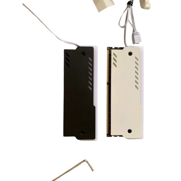 Second image of DDRHEATSINK  ARGB AuraRAM Heatsink White
