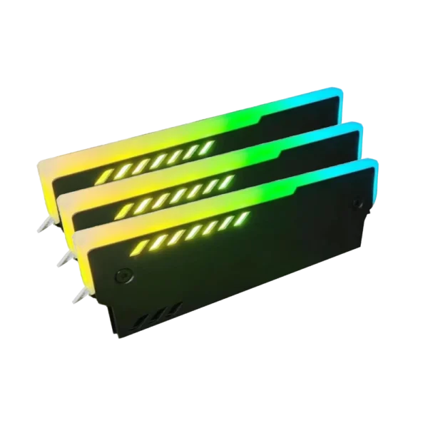 Second image of DDRHEATSINK  ARGB AuraRAM Heatsink Black