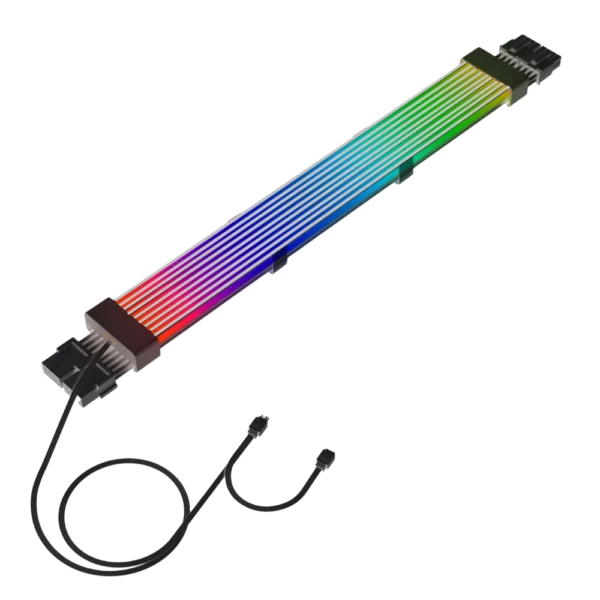 8PIN Rainbow ARGB PIN Cable Black