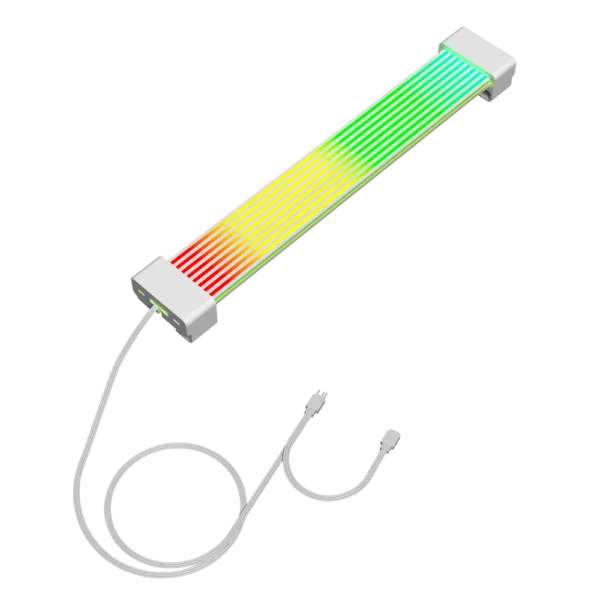 8PIN Rainbow ARGB PIN Cable White