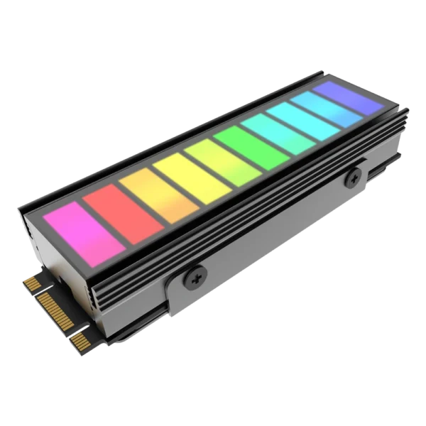 Second image of M2SSD-HEATSINK RGB ARGB Heatsink Black