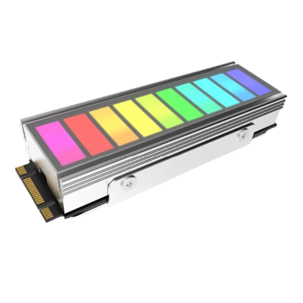 Second image of M2SSD-HEATSINK RGB ARGB Heatsink Silver