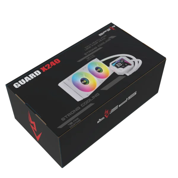 GUARDX240 240MM CPU Liquid Cooler White