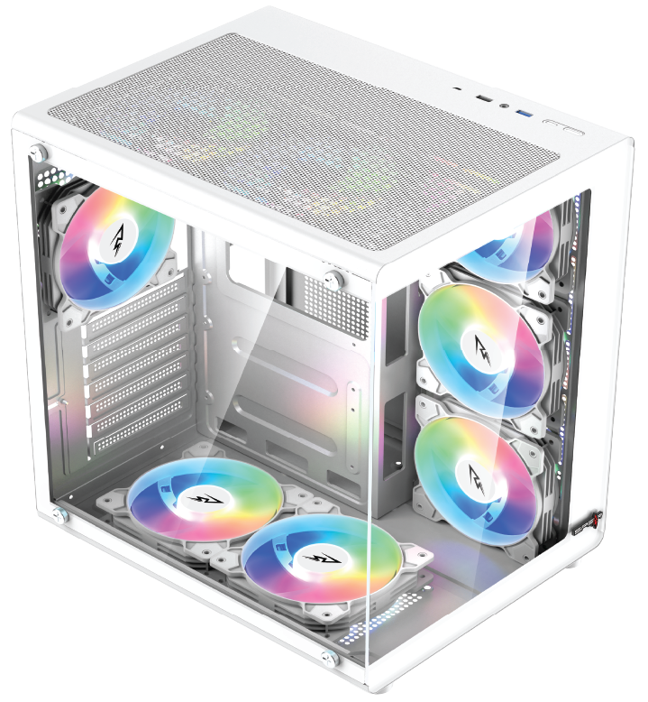 Second image of STRIKE G210 Gaming Case White