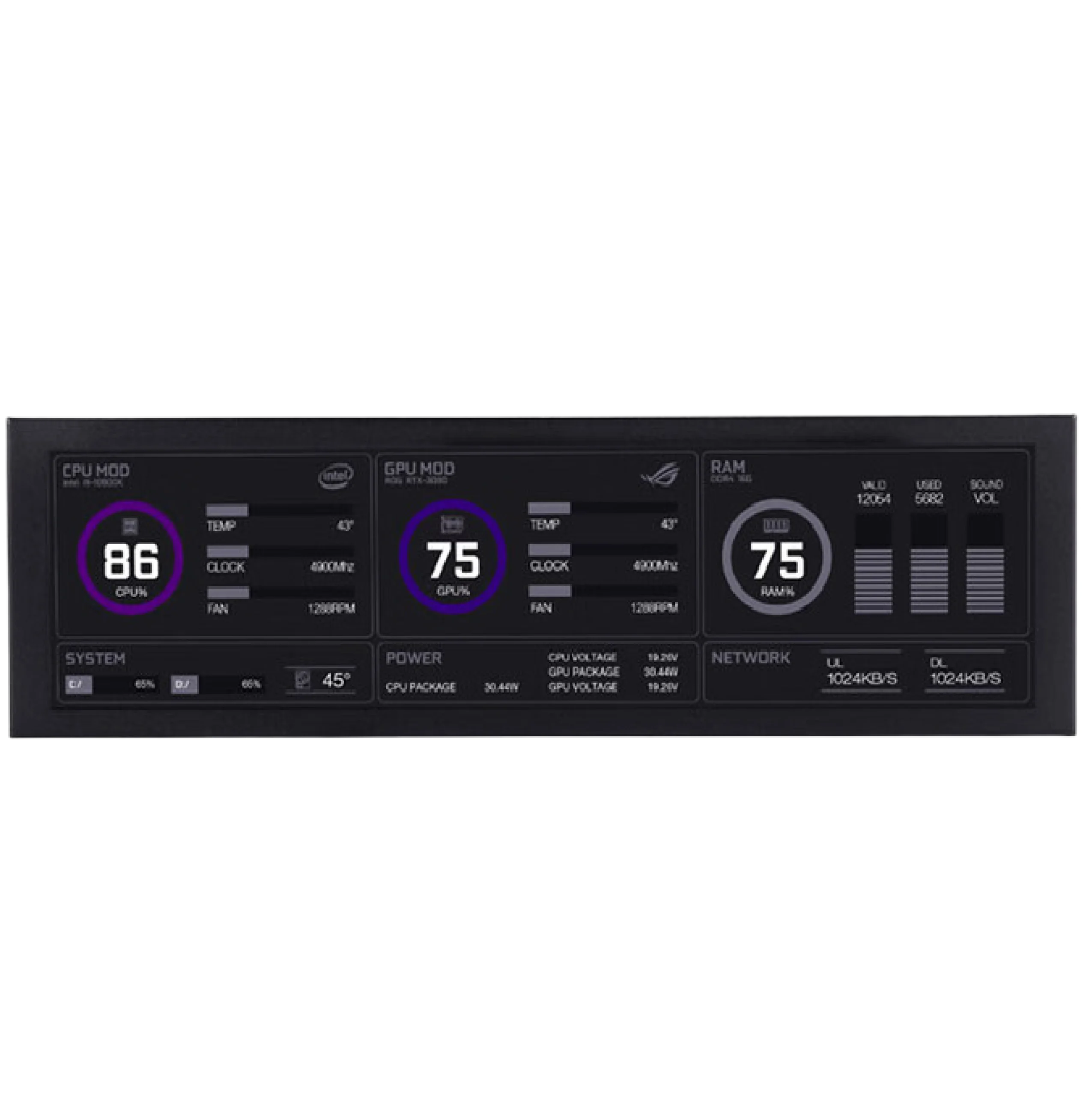 الصورة الثانية لـ SMIPS10 Secondary PC Screen Black