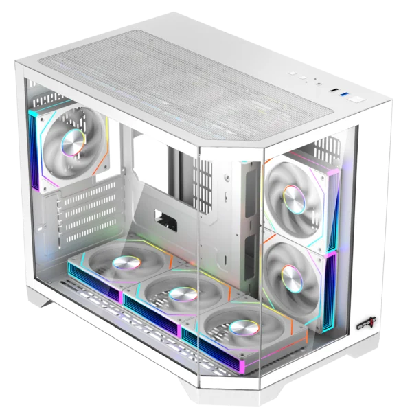 الصورة الثانية لـ Dost 60 Mini Gaming Case White