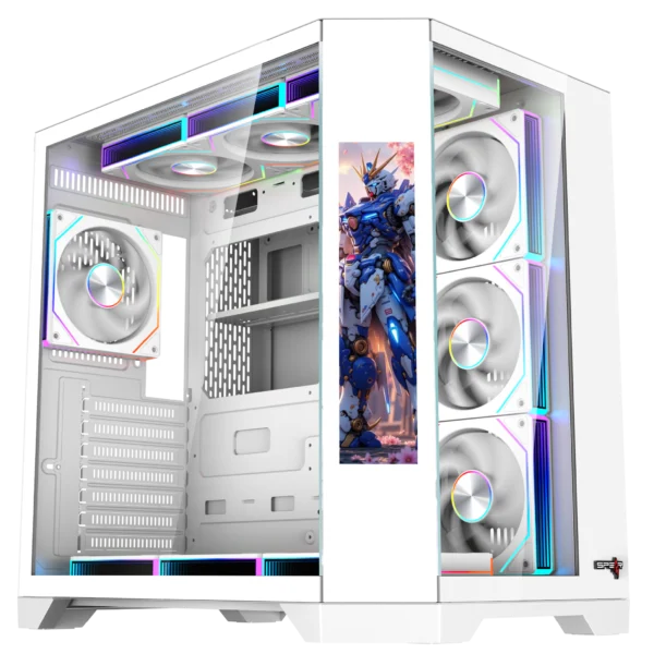 DOST60PLUS ARGB ATX Secondary Screen White