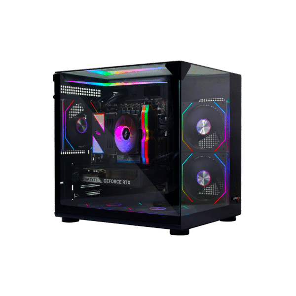 Spear Gaming PC – Intel i5-14400F, RTX 5060Ti 8GB, 32GB DDR5, 1TB NVMe SSD 3300MB/s, 700W PSU, ARGB Case with 5 RGB Fans & Remote Control SGPC42