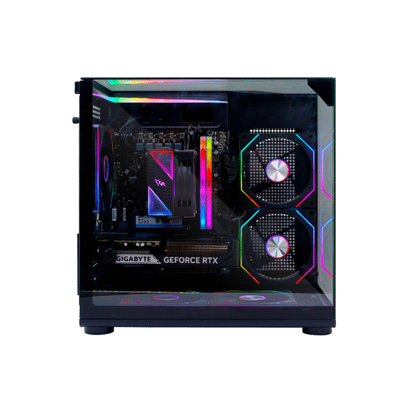 الصورة الثانية لـ Spear Gaming PC – Intel i5-14400F, RTX 5060Ti 8GB, 32GB DDR5, 1TB NVMe SSD 3300MB/s, 700W PSU, ARGB Case with 5 RGB Fans & Remote Control SGPC42