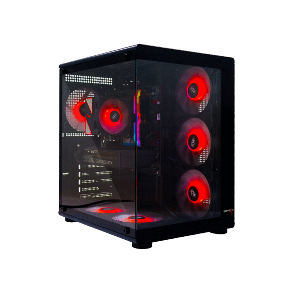 Spear Gaming PC – Intel i5-14400F, RTX 5060Ti 16GB, 16GB DDR5 , 1TB NVMe SSD 3300MB/s, 700W PSU, ARGB Case with 6 RGB Fans & Remote Control SGPC76