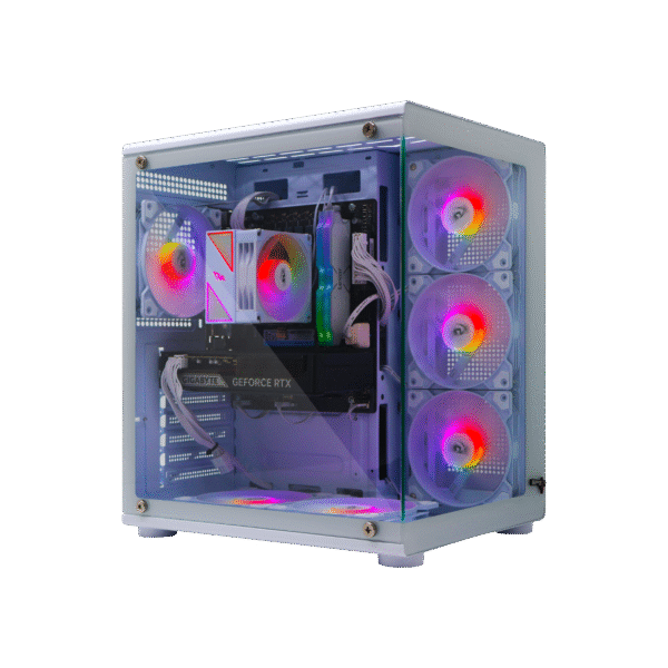 Spear Gaming PC – Intel i5-14400F, RTX 5060Ti 16GB, 16GB DDR5, 1TB NVMe SSD 3300MB/s, 700W PSU, ARGB Case with 6 RGB Fans & Remote Control SGPC75