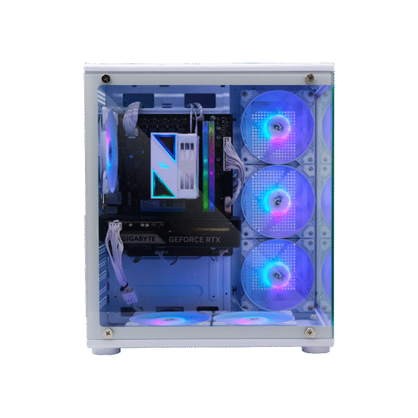 Second image of Spear Gaming PC – Intel i5-14400F, RTX 5060Ti 16GB, 16GB DDR5, 1TB NVMe SSD 3300MB/s, 700W PSU, ARGB Case with 6 RGB Fans & Remote Control SGPC75