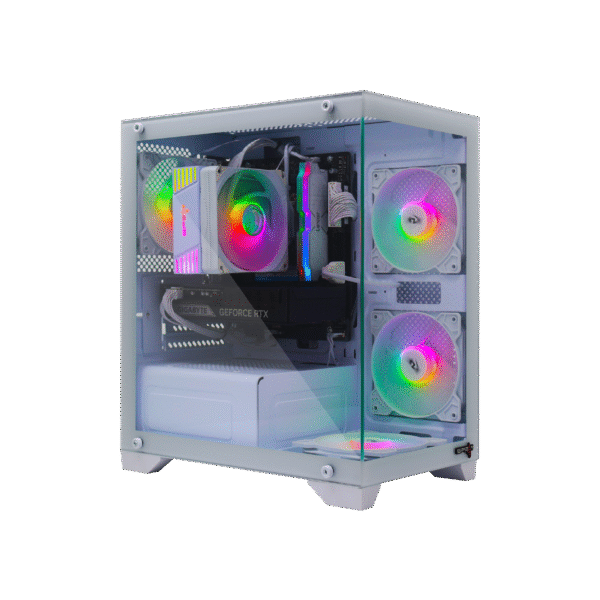 Spear Gaming PC – Intel i5-14400F, RTX 5060Ti 8GB, 16GB DDR5, 1TB NVMe SSD 3300MB/s, 700W PSU, ARGB Case with 4 RGB Fans & Remote Control SGPC95