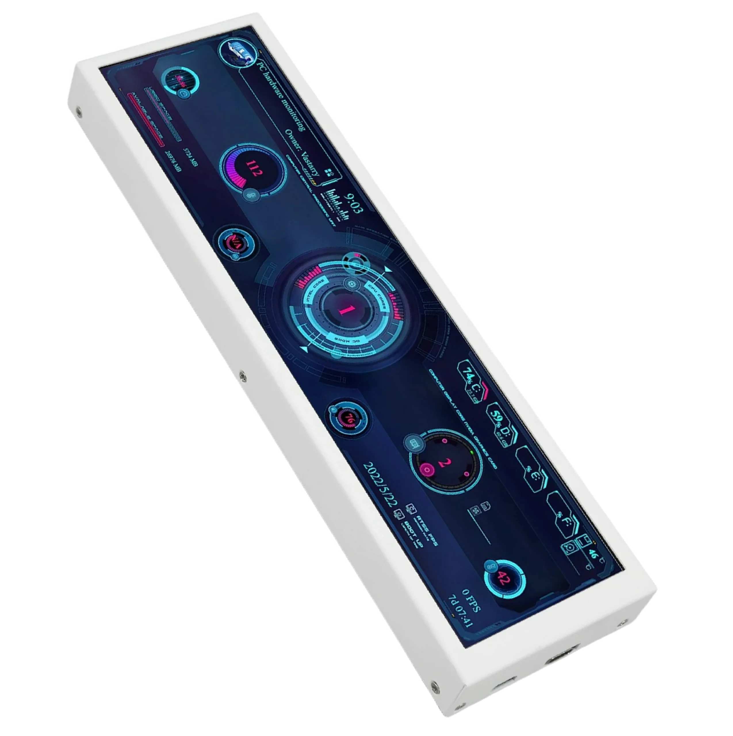 SMIPS10 Secondary PC Screen White