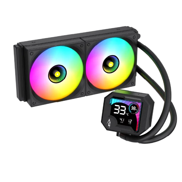 Second image of GUARDX240 240MM CPU Liquid Cooler black
