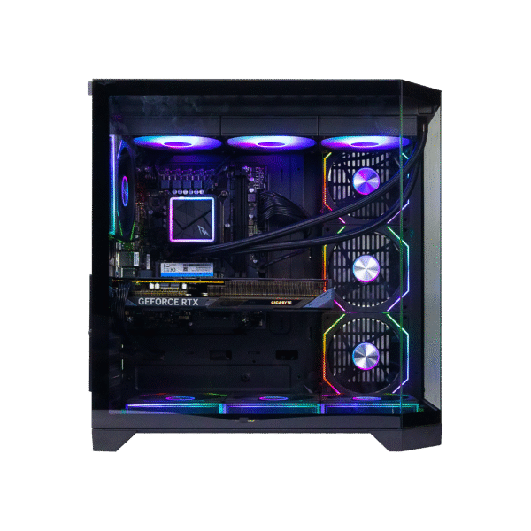 Second image of Spear Gaming PC – Intel i7-14700F, RTX 5070 12GB, 32GB DDR5, 1TB NVMe SSD, 360mm Liquid Cooler, 700W PSU, 7-Fan ARGB Case, Windows 11 Pro SGPC138 (Copy)