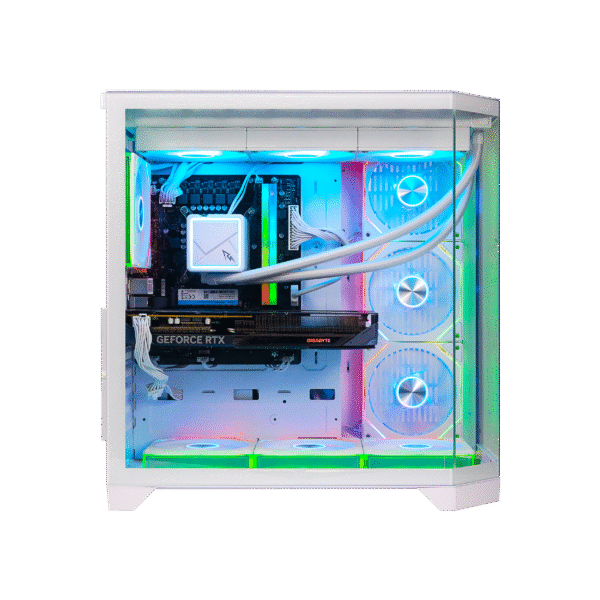 Second image of Spear Gaming PC – Intel i7-14700F, RTX 5070 Ti 16GB Triple-Fan, 16GB DDR5, 1TB NVMe SSD, 360mm Liquid Cooler, 800W PSU, 7-Fan ARGB Case, Windows 11 Pro SGPC143
