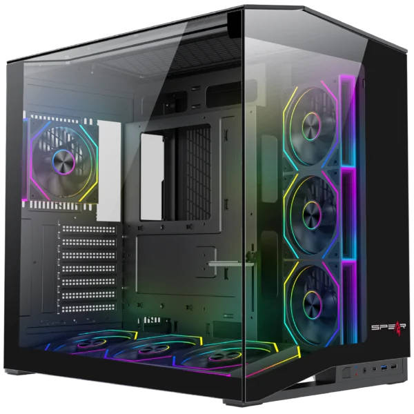 TITANIC PLUS EATX GAMING CASE  Black color