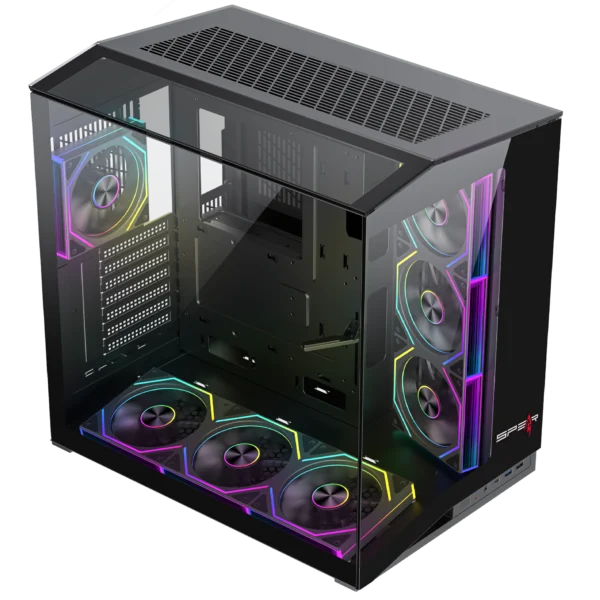 الصورة الثانية لـ TITANIC PLUS EATX GAMING CASE  Black color