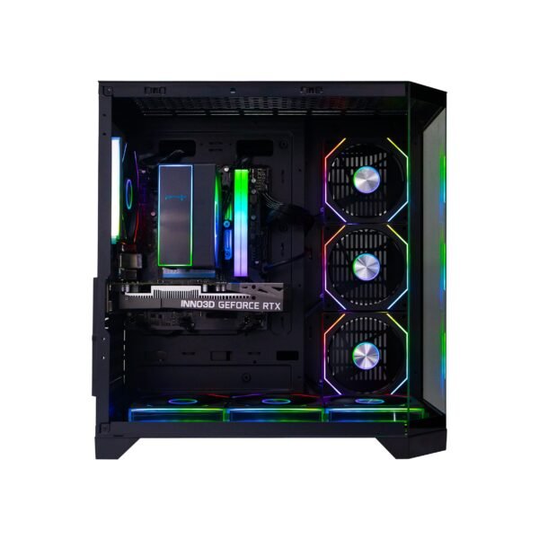 الصورة الثانية لـ Spear Gaming PC – Intel i5-14400F, RTX 3050, 32GB DDR5, 1TB NVMe SSD 3300MB/s, 600W PSU, ARGB Case with 7 RGB Fans & Remote Control SGPC126
