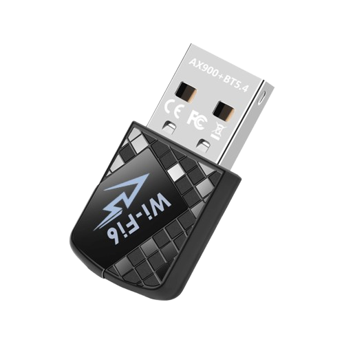 الصورة الثانية لـ AX900 USB WiFi 6 Bluetooth 5.4 Adapter 2in1 Dongle Dual Band 2.4G&5GHz Network Wireless Receiver Driver Free for Windows 10/11