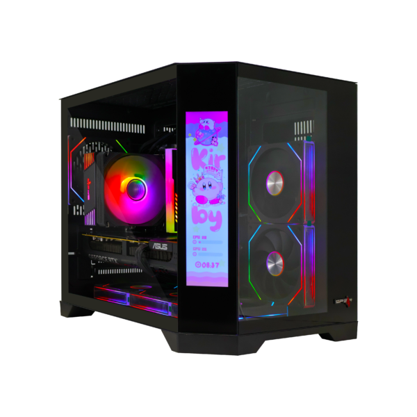 كمبيوتر سبير للألعاب - Intel i5-14400F، RTX 5070Ti، 16 جيجابايت DDR5، 1 تيرابايت NVMe، H400 Pro - أسود - SGPC265
