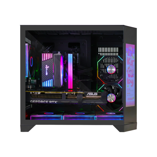 الصورة الثانية لـ Spear Gaming PC – Intel i5-14400F, RTX 5070Ti, 16GB DDR5, 1TB NVMe, H400 Pro – Black – SGPC265